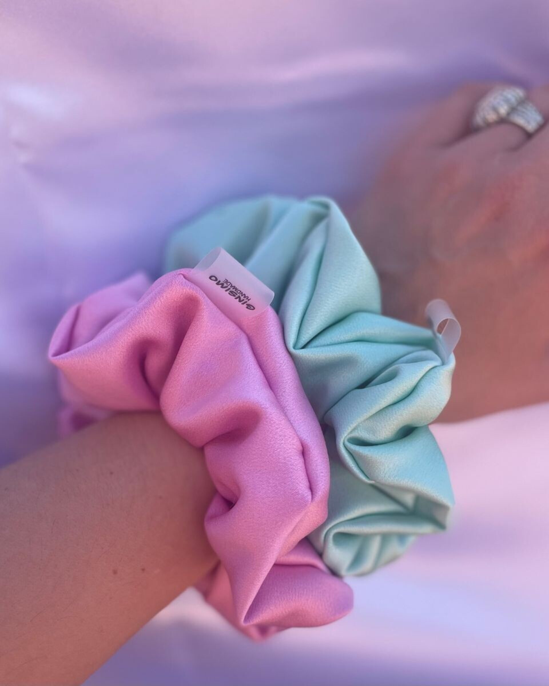 Scrunchie Turquesa  Viva - 2