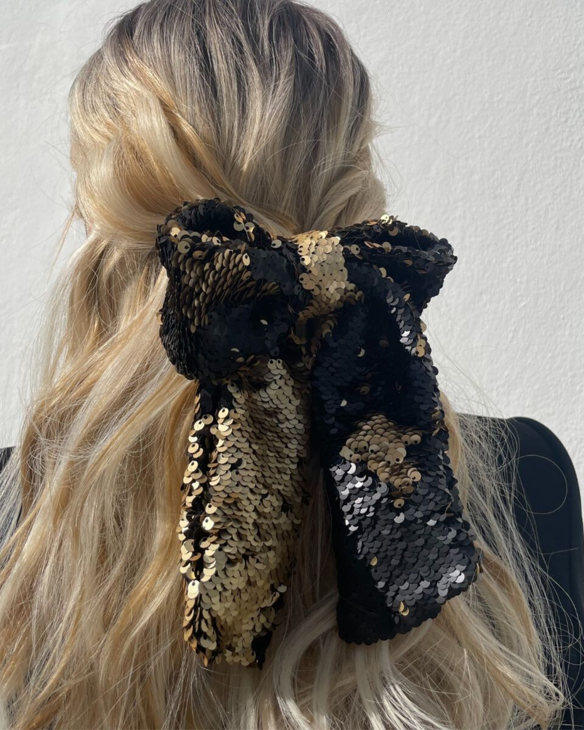 Lazo Lentejuelas Negro/Oro - 2