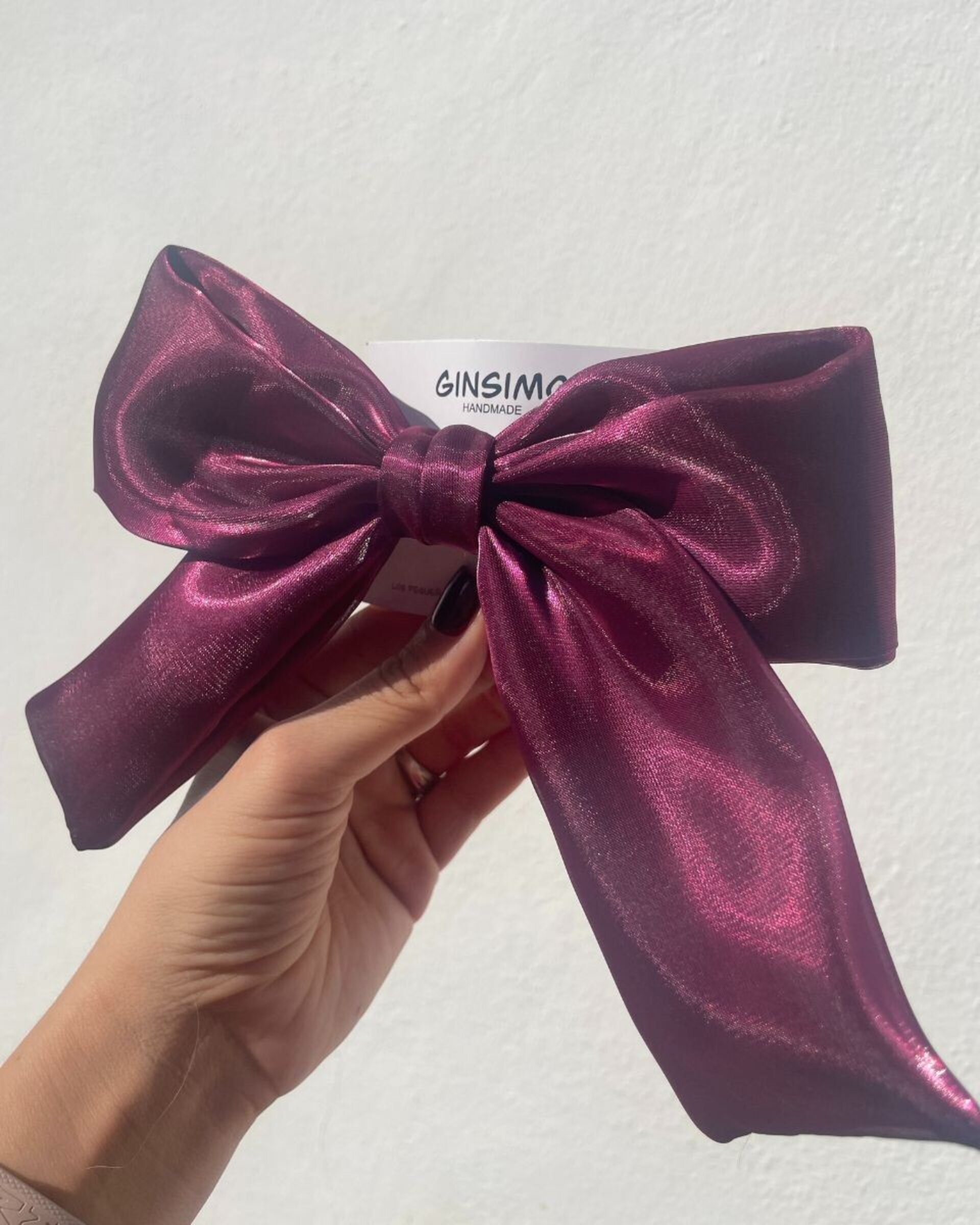 Lazo Organza Burgundy - 2